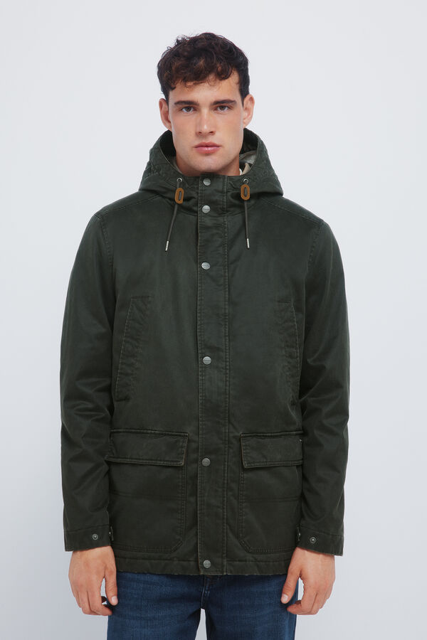 Springfield Cotton parka printed