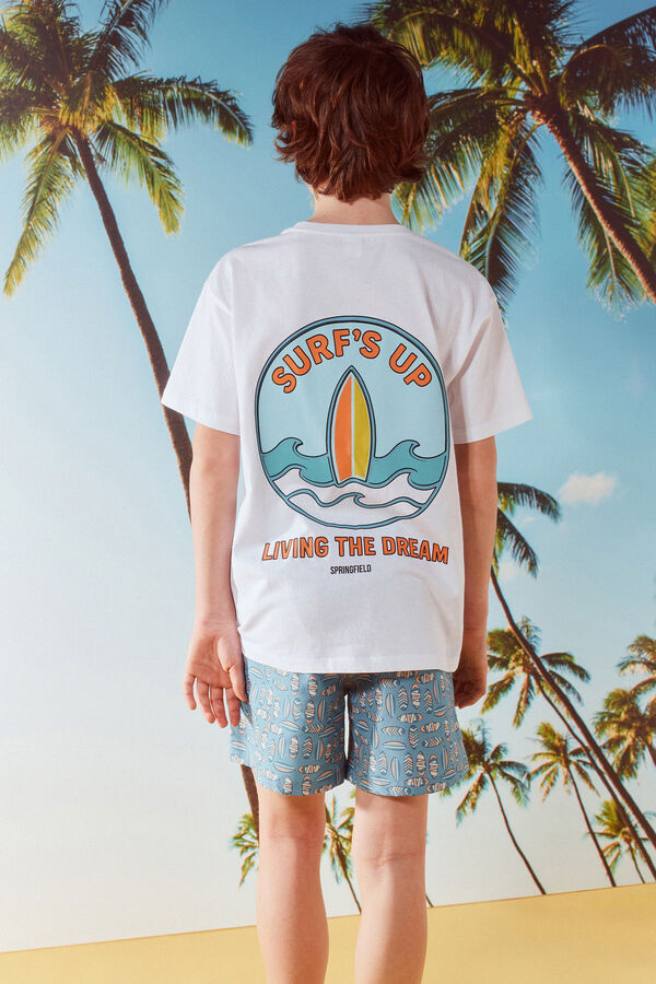 Springfield Kids Fato de banho Tablas Surf crian&ccedil;a azul