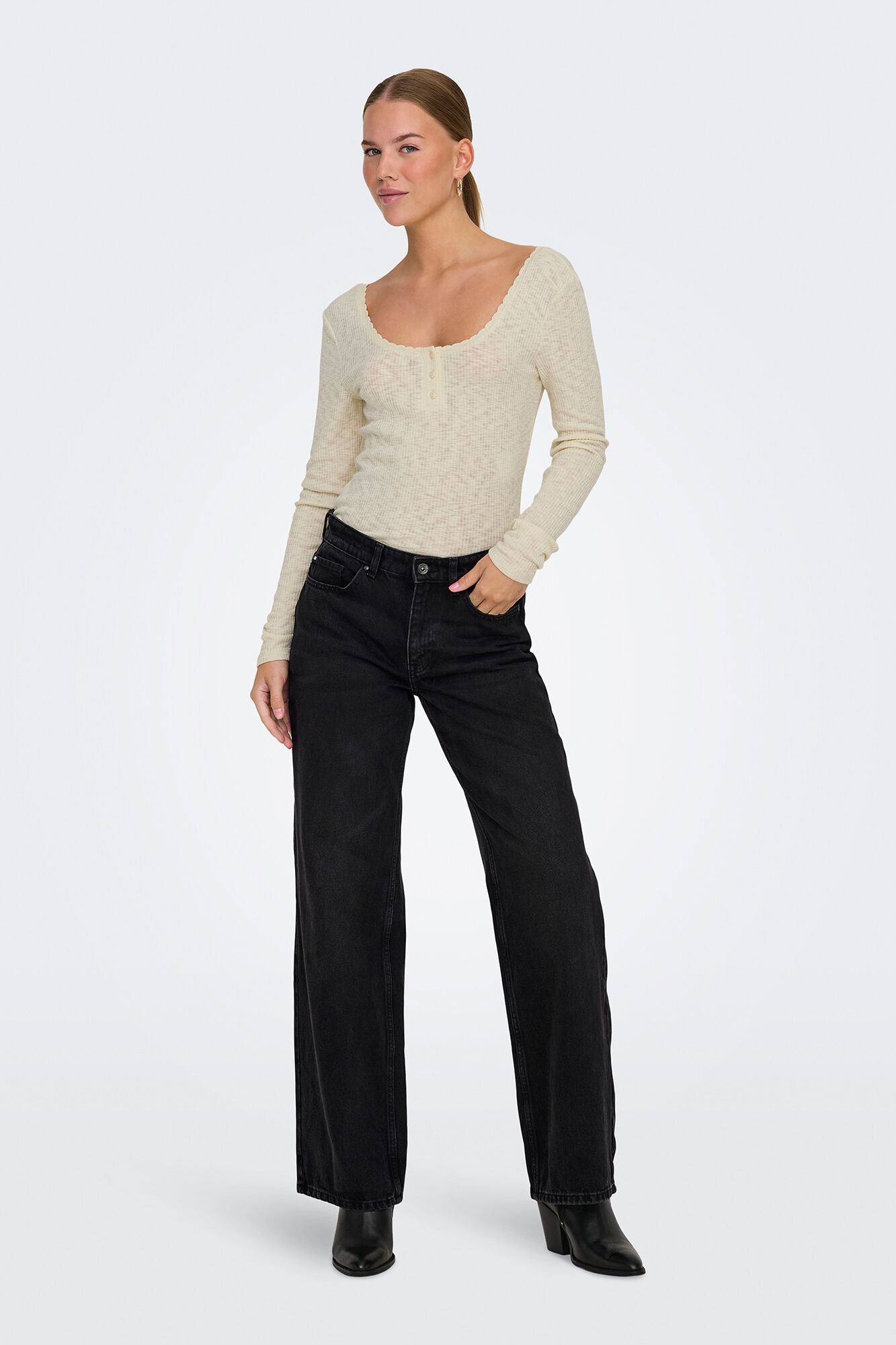 Only Jeans estilo largo