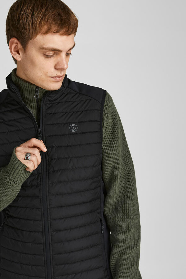 Jack & Jones Chaleco acolchado negro