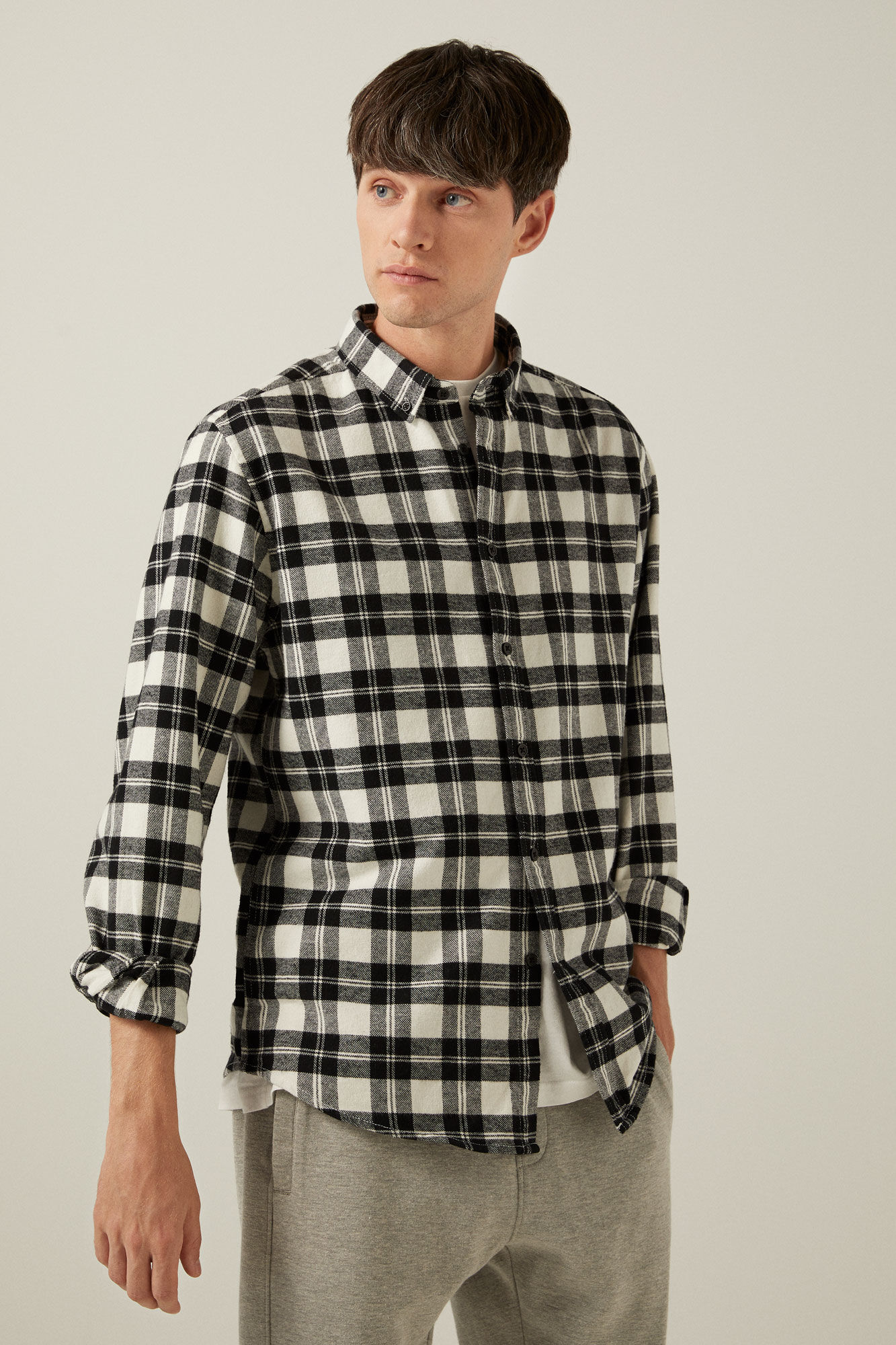 Springfield Camisa Springfield Nueva Coleccion Hombre Camisa Lino Mao