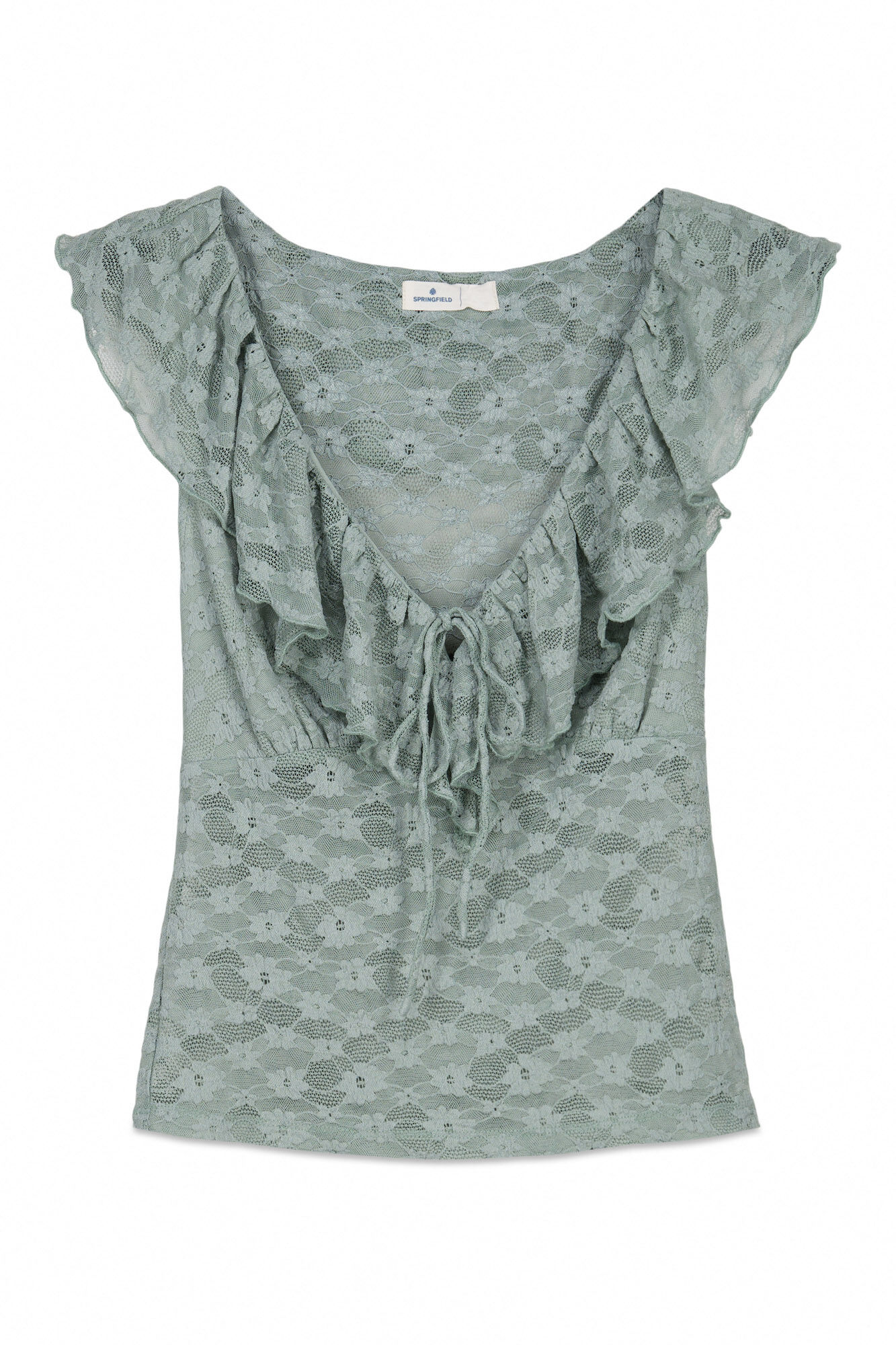 Springfield Lace ruffle top