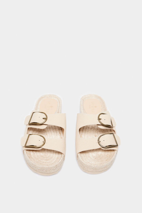 Springfield Sandal with jute sole natural