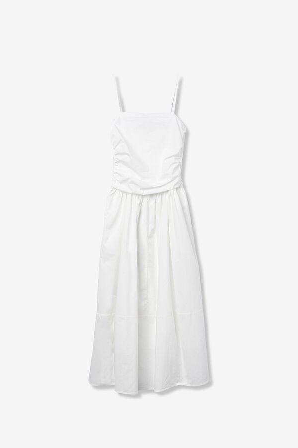 Tiffosi Slim midi dress white