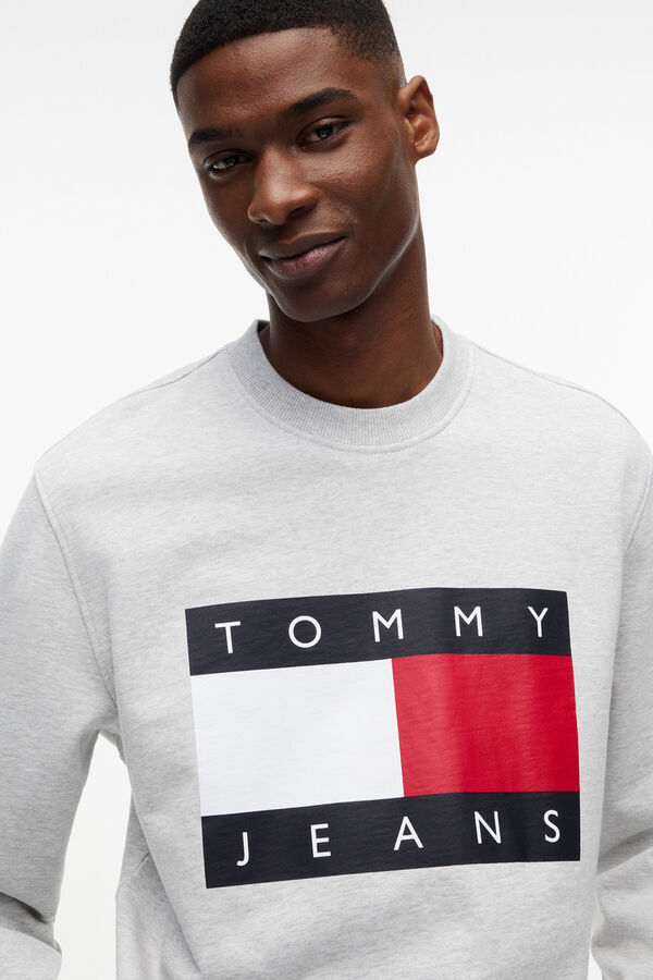 Tommy Jeans Round neck jumper grey