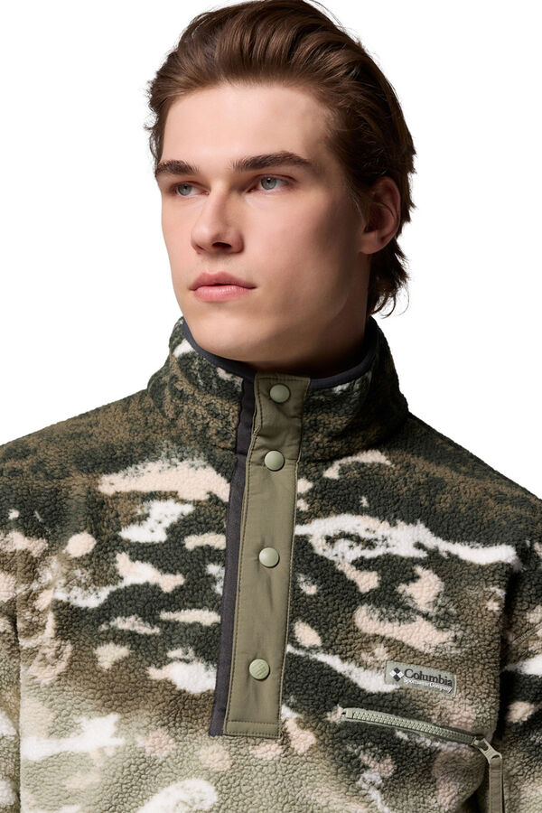 Columbia Fleece with snaps blue