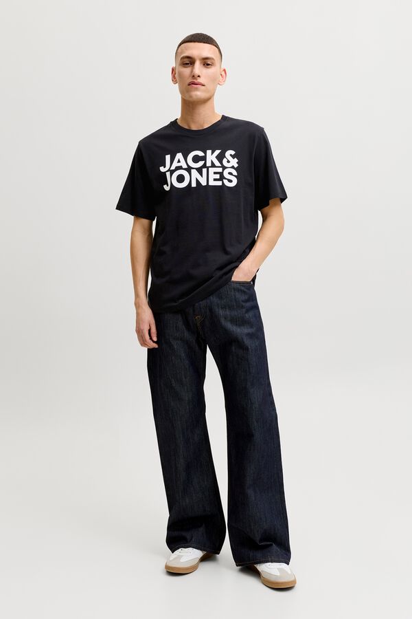 Jack & Jones Logo short sleeve T-shirt grey