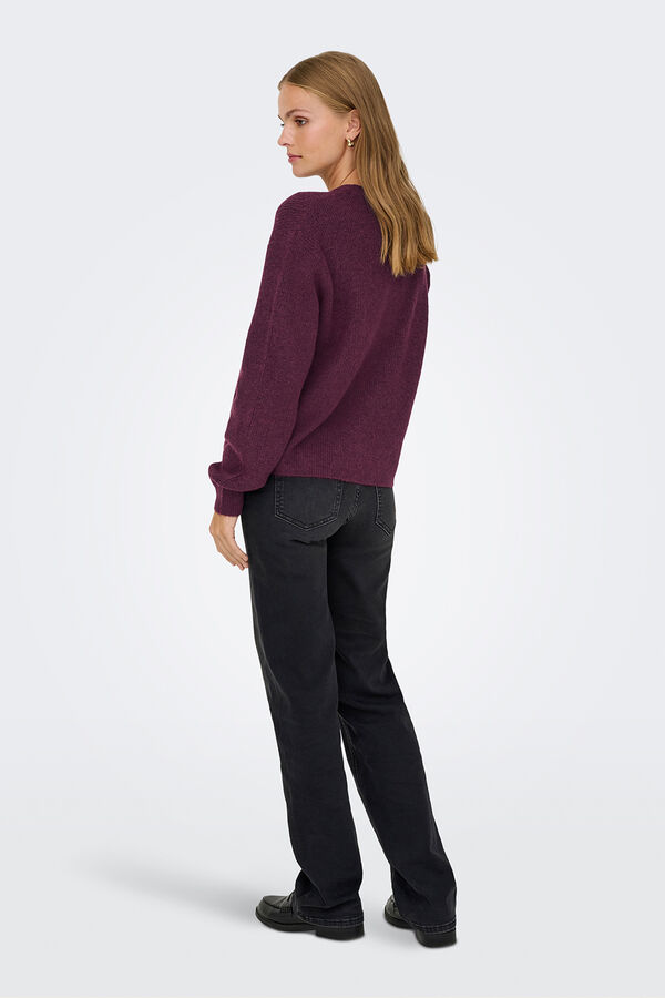 JDY C&aacute;rdigan cierre de botones morado/lila