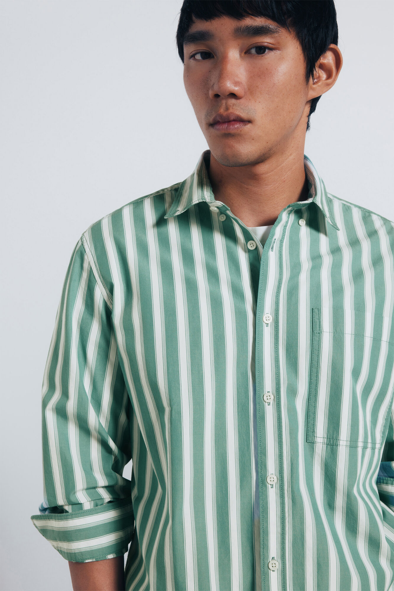 Springfield Striped poplin shirt