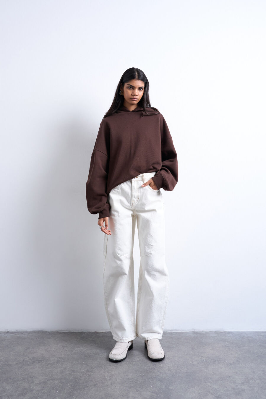 Jeans barrel fit