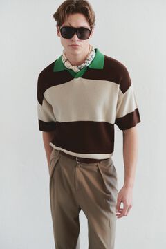 Trendyol Polo oversize de riscas