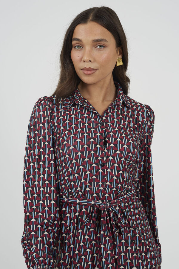 Brave Soul Print shirt dress printed