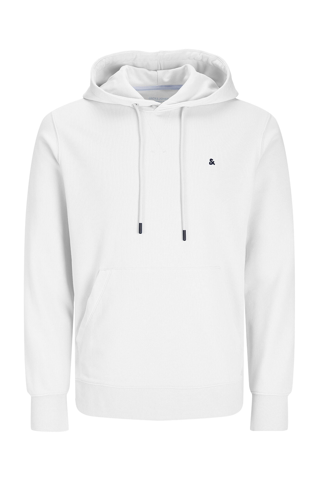 Jack & Jones Plain hooded fleece sweatshirt