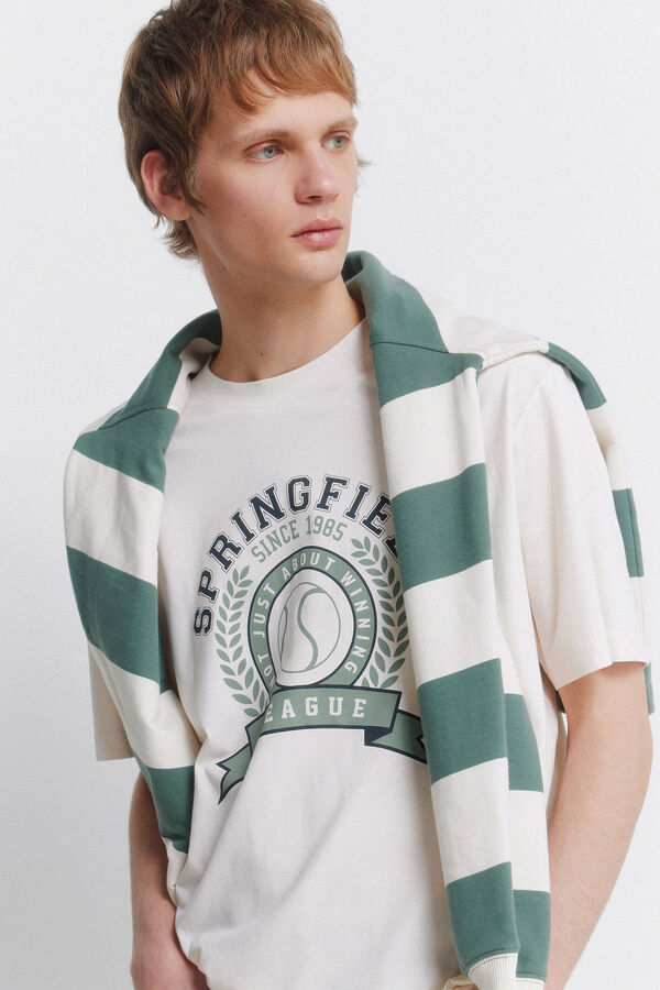 Springfield Sport logo T-shirt white