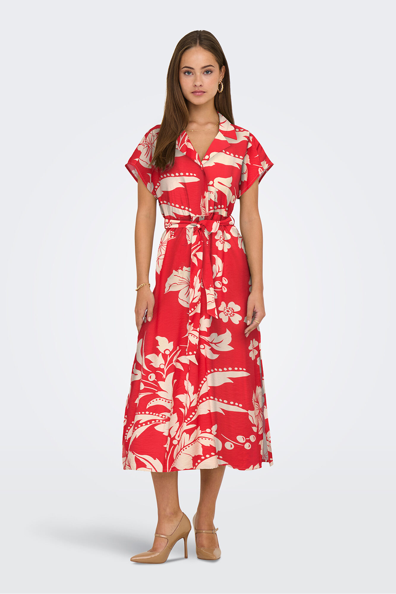 JDY Vestido midi camisero