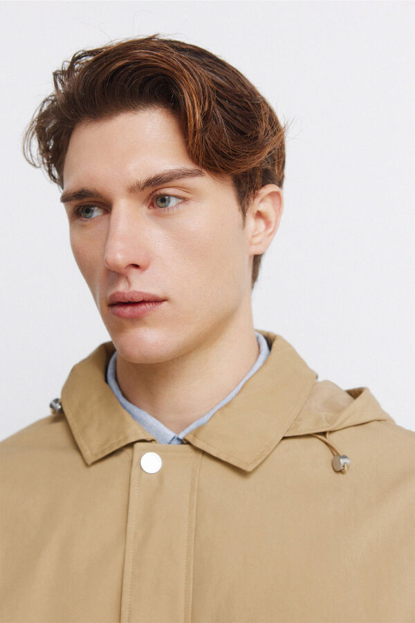 Springfield Parka leve castanho