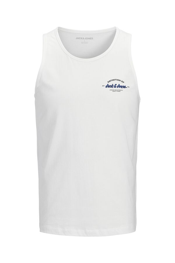 Jack & Jones Cotton vest top white