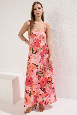 Vestido maxi espalda descubierta