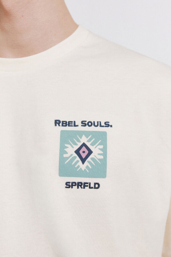 Springfield Rbel soul T-Shirt Wei&szlig;