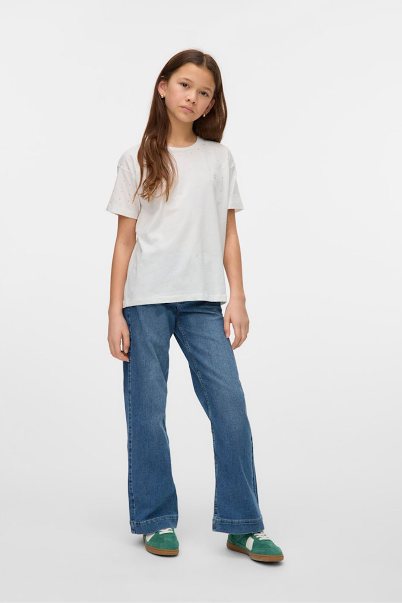 Vero Moda Girl Shiny cotton t-shirt