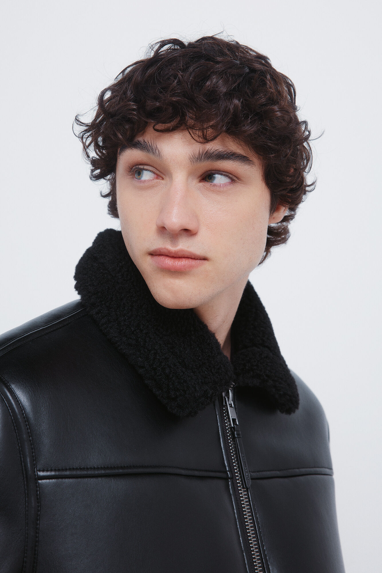 Springfield Cazadora aviador efecto piel doble faz