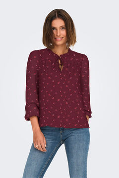 Only Blusa de gasa estampada