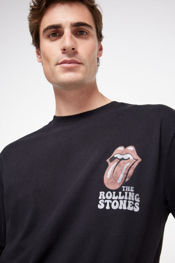 Springfield Short-sleeved Rolling Stones t-shirt black