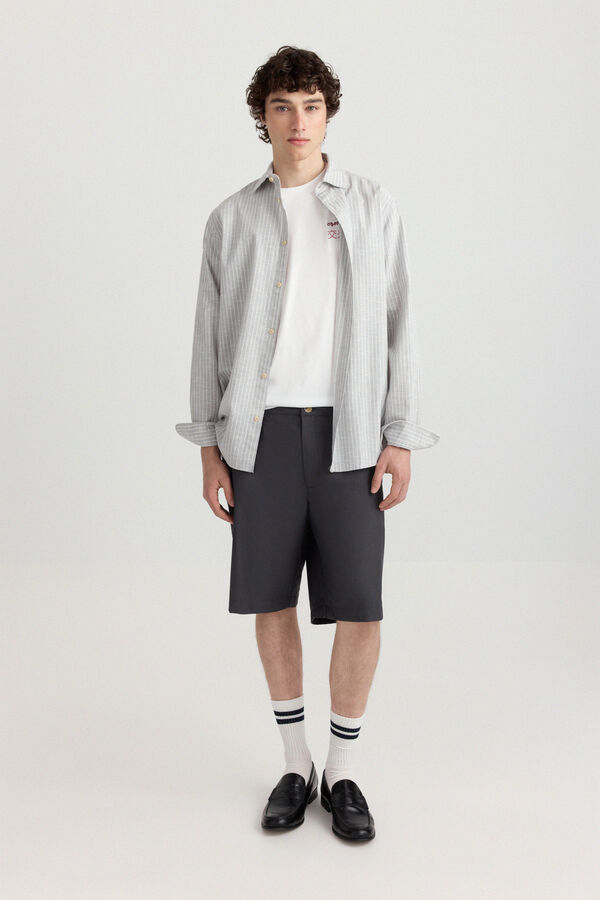 Springfield Relaxed fit Bermuda shorts grey