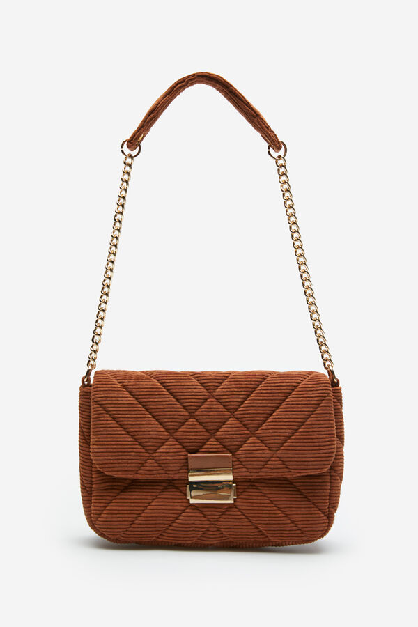 Springfield Quilted micro-corduroy bag 36