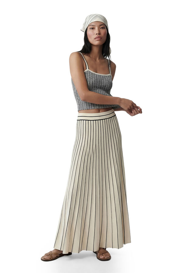 Koton Falda maxi de punto azul