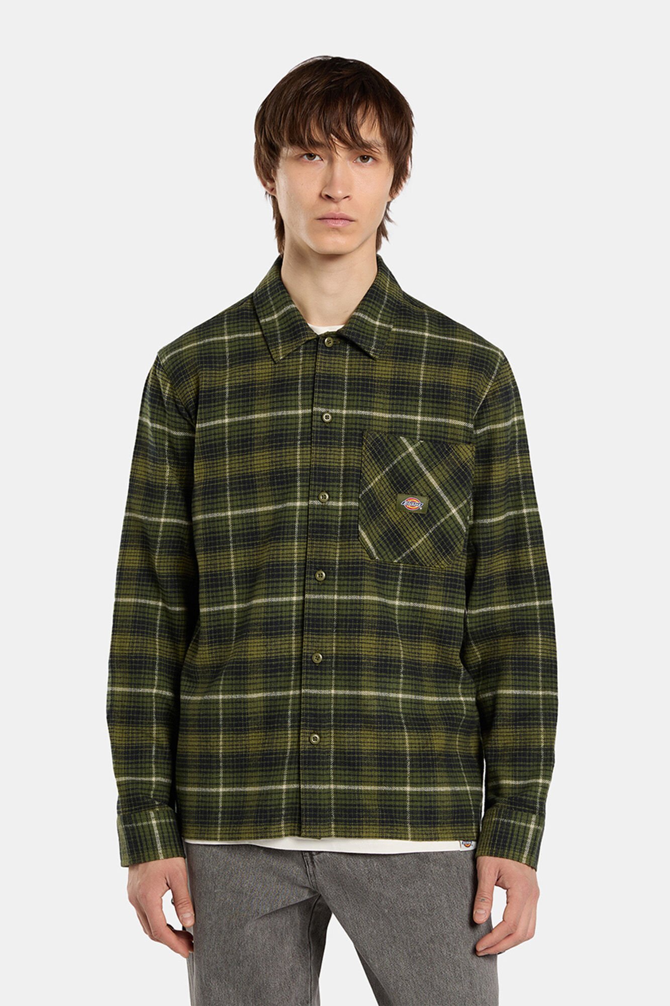 Dickies Camisa xadrez Forest