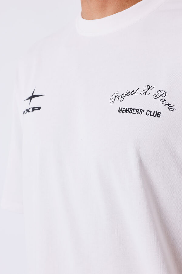 Project X Paris Camiseta logo manga corta blanco