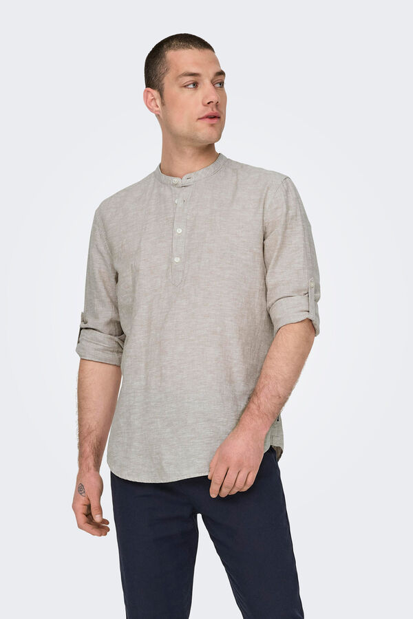 Only & Sons Long sleeve shirt nude