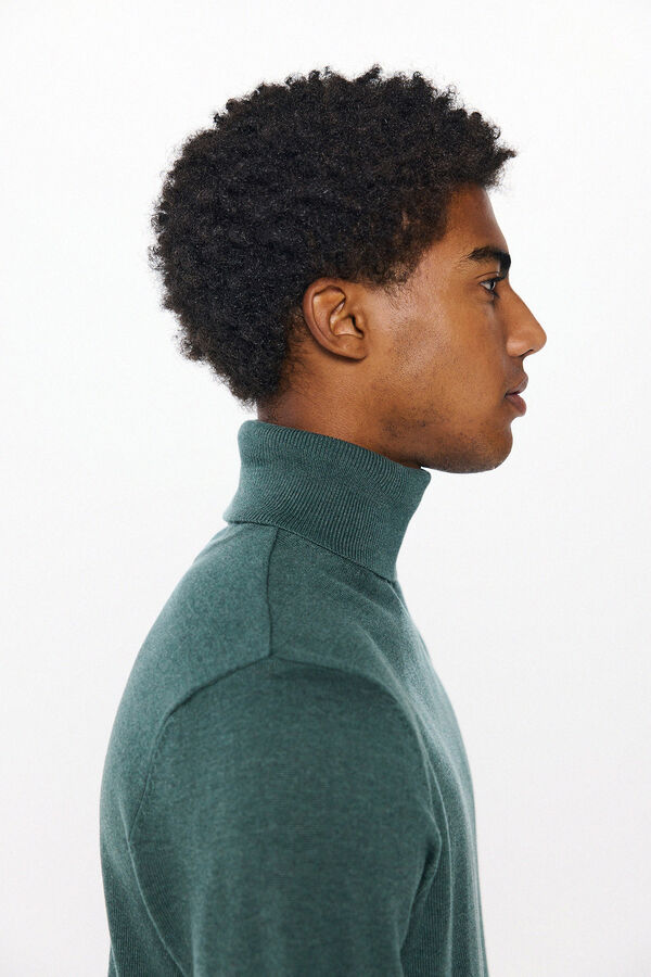 Springfield Basic high neck sweater green