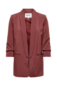 Only Blazer abierta manga remangada