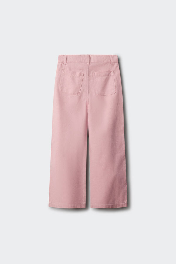 Springfield Kids Pantal&oacute;n culotte lino rosa