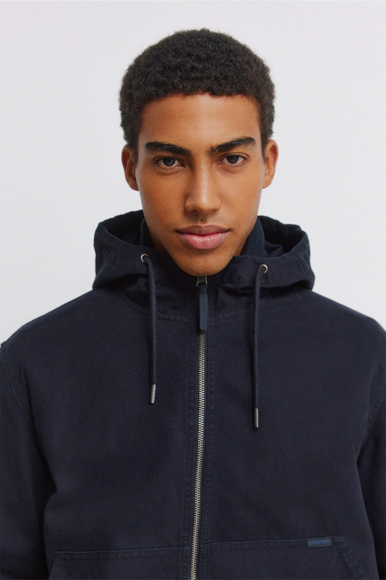 Springfield Cotton hooded jacket