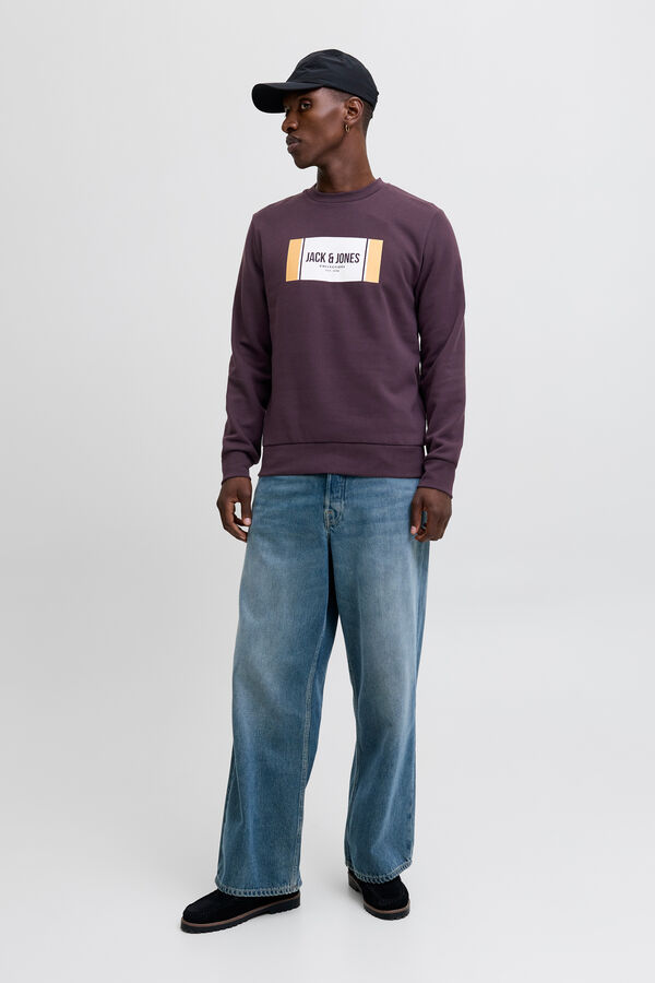 Jack & Jones Sudadera regular fit morado/lila