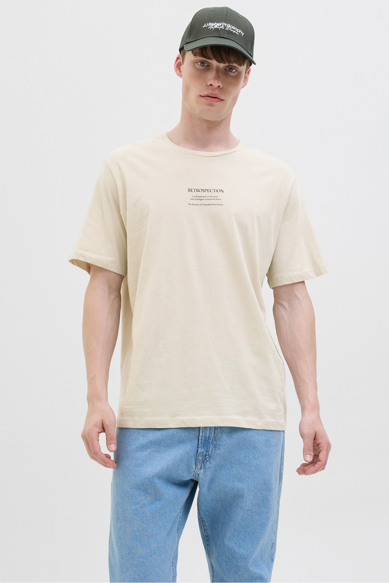 JJ REBEL T-Shirt mit R&uuml;ckenprint