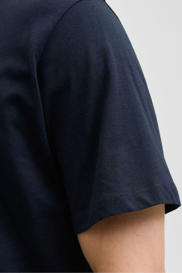 Jack & Jones short sleeve logo T-shirt blue