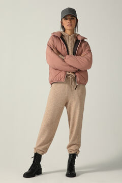 springfield Chaqueta acolchada sorona repelente al agua fucsia