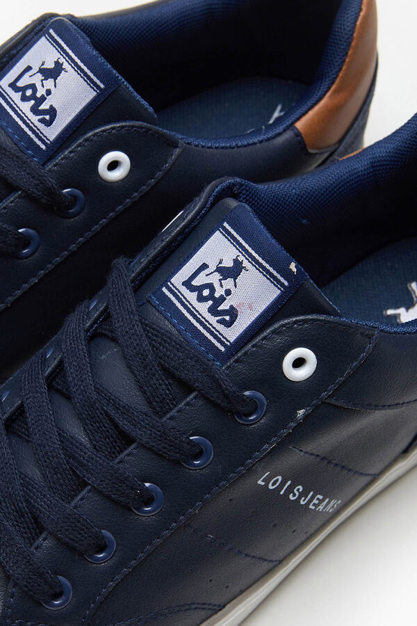 Lois Zapatillas casual tenis cordones azul
