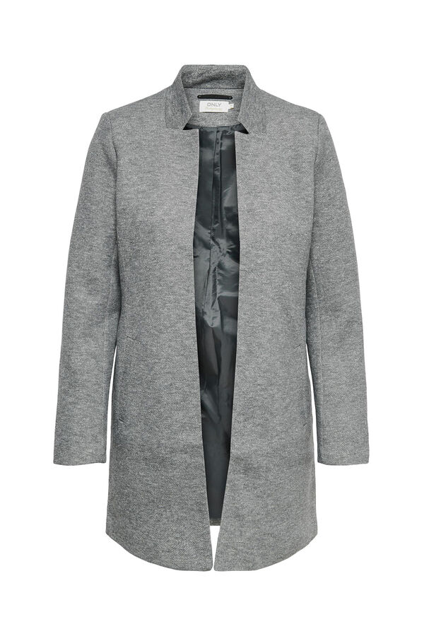Springfield Cardigan-style coat grey
