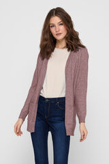 Only Strickjacke mit Taschen Rosa