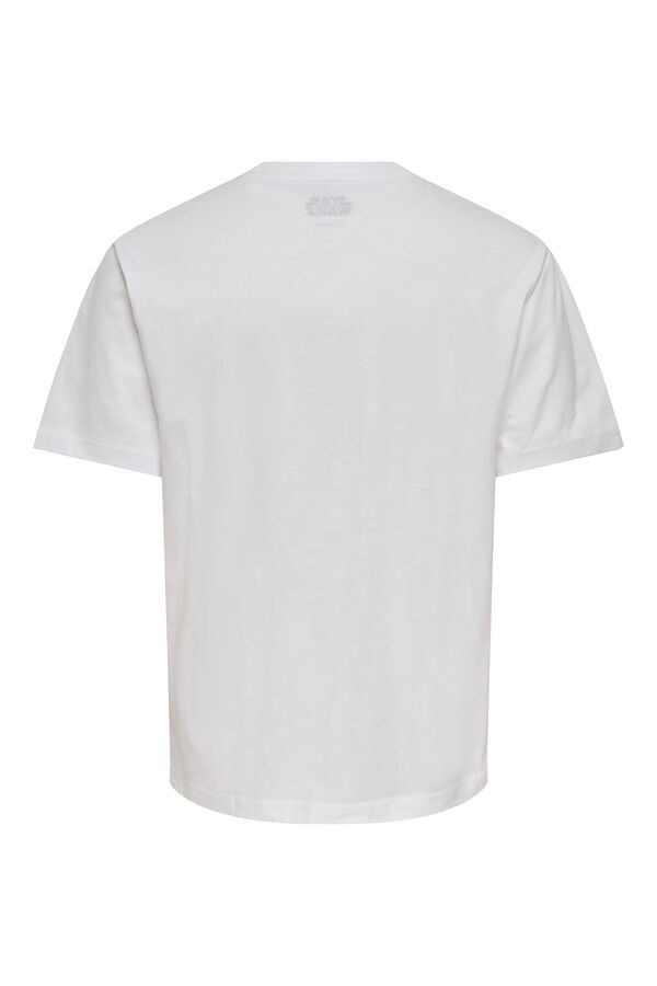 Only & Sons Camiseta manga corta blanco