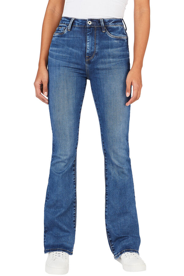 Springfield High waist jeans plava