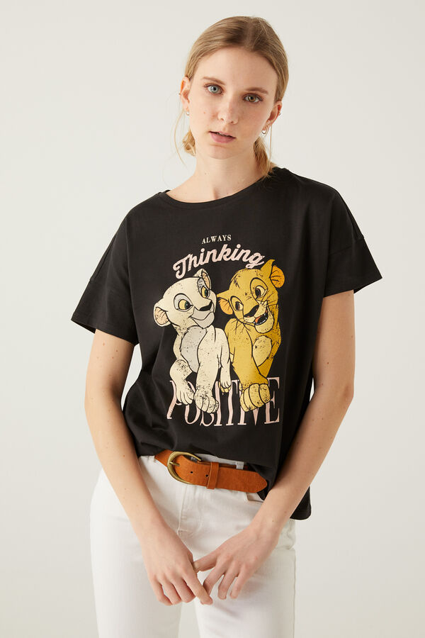 Springfield T-shirt «Thinking Positive» preto
