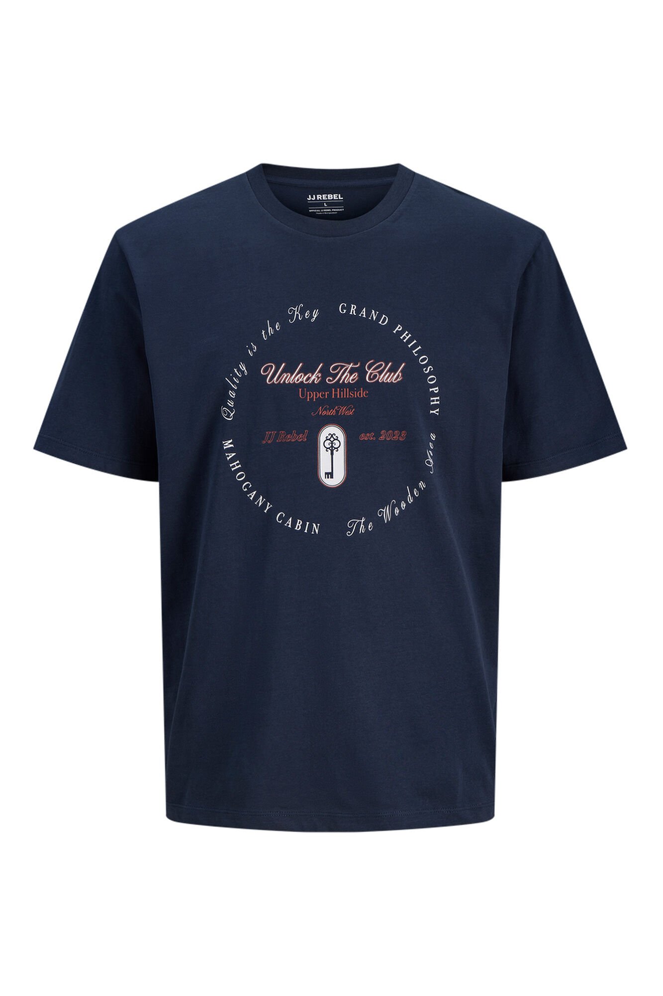 JJ REBEL Camiseta basica estampado frontal