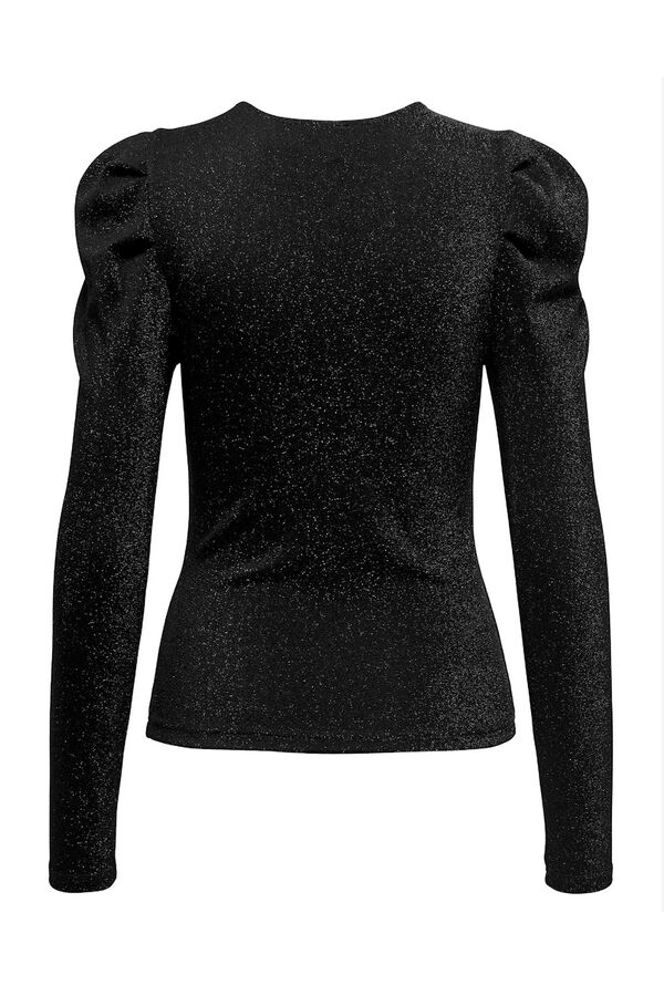 Only Blusa com glitter preto