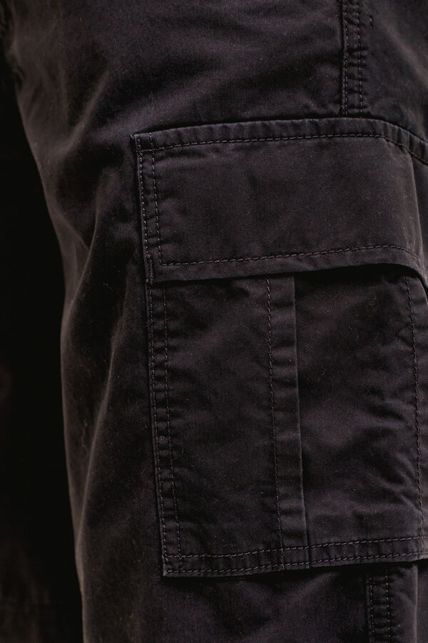 Jack & Jones Relaxed cargo Bermuda shorts black